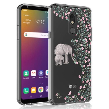 SYONER Clear Phone Case Cover for Stylo 5 (6.2", 2019) [Elephant]