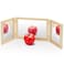 Threehoney Montessori Mirror Reggio Emilia Classroom Materials for Early Education Foldable Safe Acrylic Mirror 3 Panels, Unbreakable Mirror for Kindergarten Preschool Classroom Infant Coordination