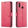 Galaxy A20 Phone Case, Samsung A20 Phone Case, with [Tempered Glass Screen Protector Included] STARSHOP PU Leather Wallet Shockproof Phone Cover Kickstand with Pocket Card Slots Magnet Closure -Pink
