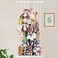Hanging Stuffed Animal Storage, Corner Soft Toy Storage Organizer Large Stuff Animal Organizer Holder Zoo - Metal Length Adjustable Plush Storage for Teddy Bear Kids Nursery Playroom Wall Decor