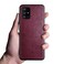 AIORIA for Samsung Galaxy A71 Case 4G (Not Fit A71 5G), 6.7 inch Premium PU Leather Phone Cover Retro Design Full Protective Case for Samsung Galaxy A71 4G (Dark Red)
