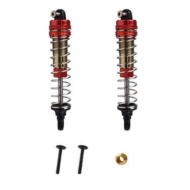 Hosim RC Car Metal Oil Shock Absorbers（Red） Parts FY-JSZ02 X08 X07 RC Car