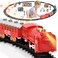 Bearbao Train Set Toys for Kids, Christmas Toys Train Sets for Kids Boys with Light &amp; Sound Include 4 Car and 12 Tracks, Christmas Train Set Toys Birthday Gifts for 3 4 5 6 Year Old Boys Girls