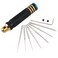 GDOOL Model Chisel with 0.1/0.2/0.4/0.6/0.8/1.0/2.0mm Blade Gundam Resin Carved Scribe Line Hobby Cutting Modeling Scriber with Handle for RC Car Drone Airplane DIY