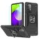 HNHYGETE Samsung A52 Case, Galaxy A52 5G Case, with HD Screen Protector, Shockproof Tough Rugged Hard Rubber Bumper with 360 Rotation Ring Kickstand Cases for Samsung Galaxy A52 5g (Black)
