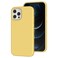 K TOMOTO Compatible with iPhone 12 Pro Max Case, Soft-Touch Liquid Silicone Gel Rubber Full Body Drop Protection Cover with Microfiber Lining, Phone Case for iPhone 12 Pro Max 6.7 Inch, Yellow