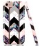 BAISRKE Shiny Rose Gold Wave Geometric Marble Case Slim Soft TPU Rubber Bumper Silicone Protective Phone Case Cover Compatible with iPhone 8 / iPhone 7 / iPhone 6 6s 4.7 inch [Black]