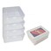 DKAOVH 4PCS Plastic Game Card Storage Box, UNO Card Case, playing card box, High Capacity Playing Card Case (NO Cards)
