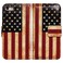 Bcov 4.7" Bcov Case for iPhone SE 2022/iPhone SE 3rd Gen/iPhone SE 2020/iPhone 8,iPhone 7 Case, Retro American Flag Leather Flip Wallet Case Cover with Card Slot Holder Kickstand for iPhone 7/8