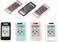 Welecom 7Pcs Dollhouse Mini Mobiles Phones Scene Miniatures Cell Phones Metal Simulation Cellular Phone Doll Phones Telephones Model Play Scene DIY 1/12 1/6 Scale Dolls House Decor Kid Pretend Toys
