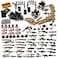 Feleph WW2 Weapons Pack Military Toy Set Building Blocks Model for German Soldier Figures Army Equipment Gear Kit Pieces and Parts Accessories Ages 6+ Compatible with Major Brand