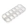 uxcell Component Storage Box - Plastic Fixed 12 Grids w Separate Cover Electronic Component Containers Clear White 130x52x15mm Pack of 2