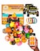 Jeep Ducks for Ducking Refill Kit- 75 Piece kit Including 25 Rubber Ducks, 25 Jeep Ducking Cards &amp; 25 Rubber Bands Plus Official Duck Duck Jeep Mobile App - Happy Duckers