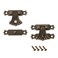 uxcell 2 Sets Wood Case Chest Box Rectangle Clasp Closure Hasp Latches Bronze Tone 37 x 27mm