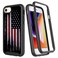 GUGU6JI Basketball King 23 Red Jersey Design Compatible iPhone SE 2020 Case,iPhone 7 Case,iPhone 8 Case,Shockproof Rugged Cover Dual Layer Soft TPU + Hard PC Bumper Full-Body Protective Case