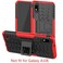 SKTGSLAMY for Galaxy A10 Case, [not fit Galaxy A10e 5.8"], Shockproof Tough Rugged Dual Layer Protective Case Hybrid Kickstand Cover for Samsung Galaxy A10 6.2" (Red)