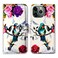 Bcov Case for iPhone 11 Pro, Hummingbird in Flowers Leather Flip Wallet Case Cover with Card Slot Holder Kickstand for iPhone 11 Pro