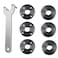 Grinder Angle Spanner Wrench Flange Nut for Compatible with Dewalt Milwaukee Bosch Black Decker Ryobi Makita 193465-4 4.5" 5" 5/8-11 Parts