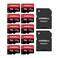 (Not 128GB) 128MB 10-Pack of Micro SD Cards, EASTBULL SD Memory Cards 128MB SD Cards Pack Full HD Video 90MB/s UHS-I U1 Class 10 for Surveillance Security Cam (10 Units and 2 Adapters)