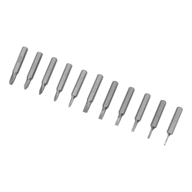 uxcell Screwdriver Bits Set 11pcs 5/32 Inch Hex Shank Phillips Slotted Screwdriver Bit Set 28mm Length S2 Screw Driver Kit Tools