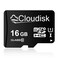 Cloudisk Pack of 10 Micro SD Card 16GB Flash Memory Card C10 A1 U1 Micro SDHC with SD Adapter, Card Reader (16GB)