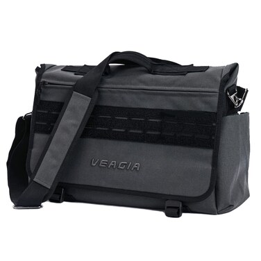 VEAGIA Messenger Bag For Men,Laptop Bag 17 inch,Tactical Canvas Computer Shoulder Crossbody Satchel Bags Mens Briefcase