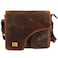 WILD HOOK Genuine Leather Messenger Bag, Sling Bag,Crossbody Shoulder Bags for Travel, Work, Retro Office Business for Men &amp; Women