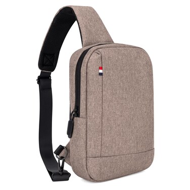 ecosmile Messenger Bag Sling Bag Crossbody Shoulder Bag for Men Women Travel Work Satchel Bags (Brown)