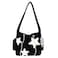 BLUEGALA Cute Star Messenger Bag, Y2k Crossbody Bag, Kawaii Purse Crossbody, Aesthetic Shouder Bag For Women(B-black)