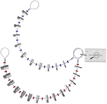 Innovative Components AH-COM Thread Detective / Thread Identifier Inch. and Metric Combo Set with Ruler Attached