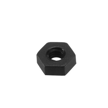 uxcell Nylon Hex Nut, M2.5x0.45mm Metric Coarse Thread Hexagon Nuts, 100 Pcs (Black)