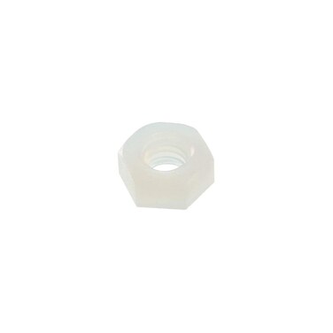 uxcell Nylon Hex Nut, M4x0.7mm Metric Coarse Thread Hexagon Nuts, 30 Pcs (White)