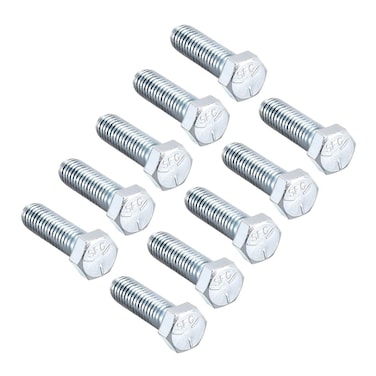 uxcell Hex Head Screw Bolts Carbon Steel 7/16&rdquo;-14x1-1/2" Fastener Grade 5 UNC 10pcs