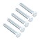 uxcell Hex Head Screw Bolts Carbon Steel 3/8"-16x3'' Fastener Grade 5 UNC Black 5pcs