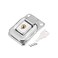 uxcell 41mm x 28mm Metal Small Size Suitcase Hasp Catch Latch with Keys and Screws 5 Pcs
