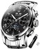 OLEVS Watches for Men Automatic Mechanical Self Winding Dress Wrist Watch Multifunction Calendar Waterproof Luminous Silver Black