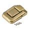 uxcell Toggle Catch Lock, 48mm Retro Decorative Brass Hasp w Screws for Suitcase Chest Trunk Latch Clasp, Pack of 2