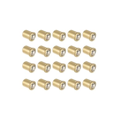 uxcell Door Cabinet Closet Drawer 5mm Dia Brass Ball Catch Latch Catcher 20pcs