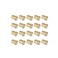 uxcell Door Cabinet Closet Drawer 5mm Dia Brass Ball Catch Latch Catcher 20pcs