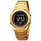 zolohoni Men's Wrist Watches Stainless Steel Digital Watch Men, Hexagon Designer Watch for Men, Waterproof Gold Watch Alarm Date &amp; Light