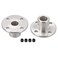 uxcell 6mm Inner Dia H12*D10 Rigid Flange Coupling Motor Guide Shaft Coupler Motor Connector 2 PCS for DIY Parts