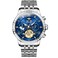 OUPINKE Men Starry Sky Diamond Watch Self Winding Mechanical Automatic Tourbillon Luxury Wrist Watch