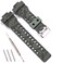 RCNZWQB 16mm Resin Strap Compatible with Casio G-Shock GA110 100 150 GD120 GLS GAX100 Men's Rubber Band Watch Accessories (Camouflage ArmyGreen)