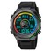 FANMIS Unisex Pedometer Military Tactical Sports Watch Multifunctional 50M Waterproof Digital Outdoor Chronograph with LED