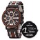 BOBO BIRD S18-1 Personalized Engraved Wood Watch Customized Wooden Watches for Husband Boyfriend Birthday Anniversary (for dad-Daughter)