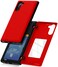 GOOSPERY Galaxy Note 10 Wallet Case with Card Holder, Protective Dual Layer Bumper Phone Case (Red)