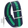 TACTICAL FROG Nylon Watch Band 18mm 19mm 20mm 22mm, Waterproof Military Watch Straps Replacement for Men Women, With Stainless Steel Buckle