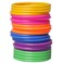 Topbuti 24 Pcs Multicolor Plastic Toss Rings Ring Toss Game Carnival Rings for Speed and Agility Practice Games, Garden Backyard Outdoor Games, Bridal Shower Game, Game Booth (3.94 Inch)