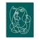 Vintbo, Abstract Figure Line Drawing, Minimalist Modern Art Print Poster, Contemporary Wall Art for Home and Bedroom Decor 11x14 inches, Unframed (Poseidon)