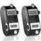 Flutesan 2 Pieces Black Dual Pitch Counter Tally Click Counter Score Tracker Digital Counter Umpire Baseball Pitch Counter Clicker Handheld Pocket Score Keeper to Avoid Violating League Rules